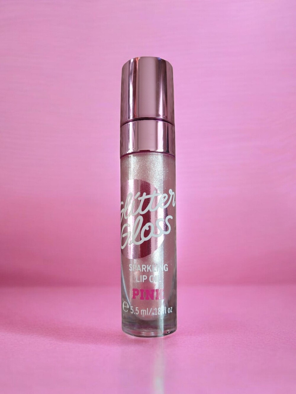 Victoria's Secret PINK Glitter Gloss Sparkling Lip Oil--Fruit Punch